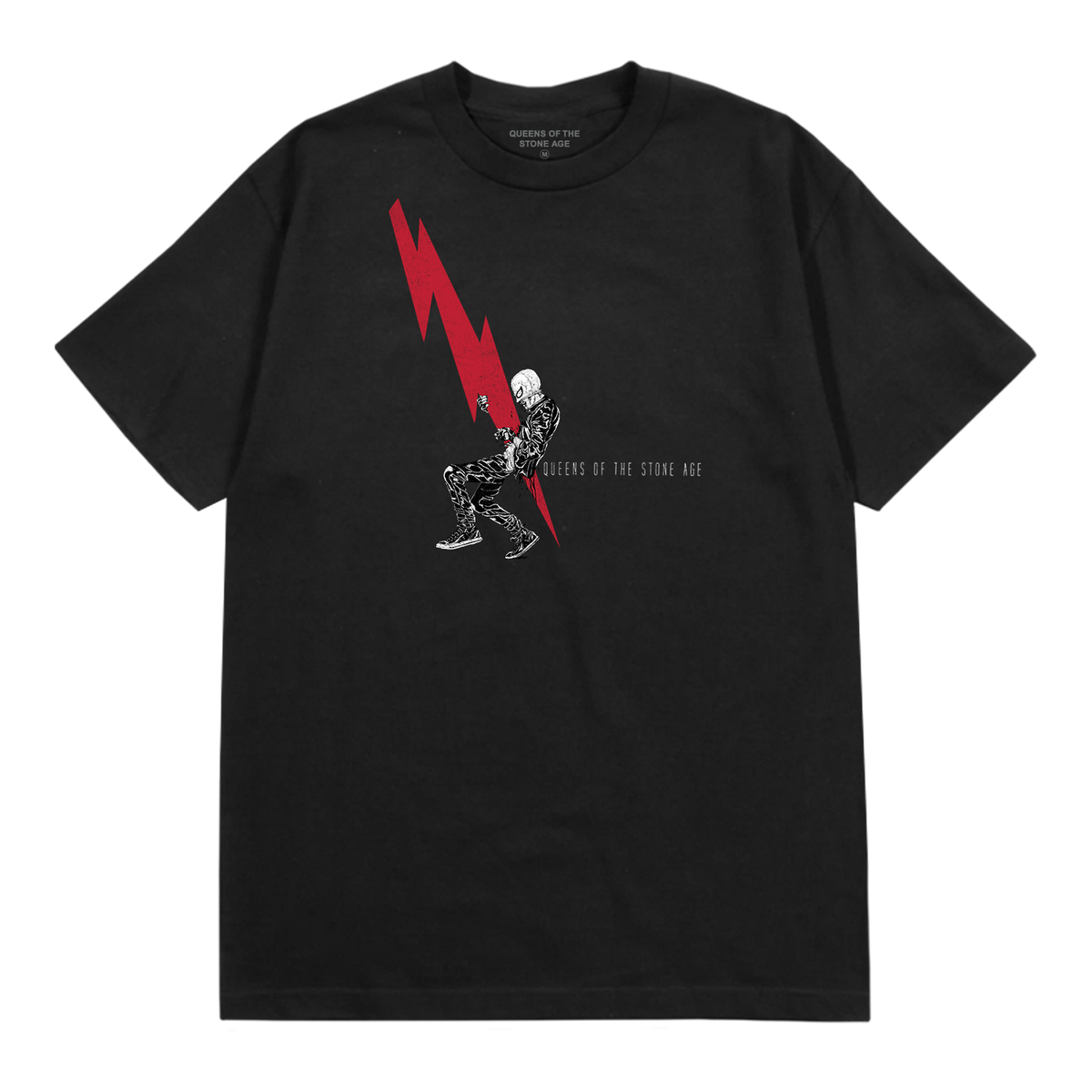 Man with Lightning Bolt Tee