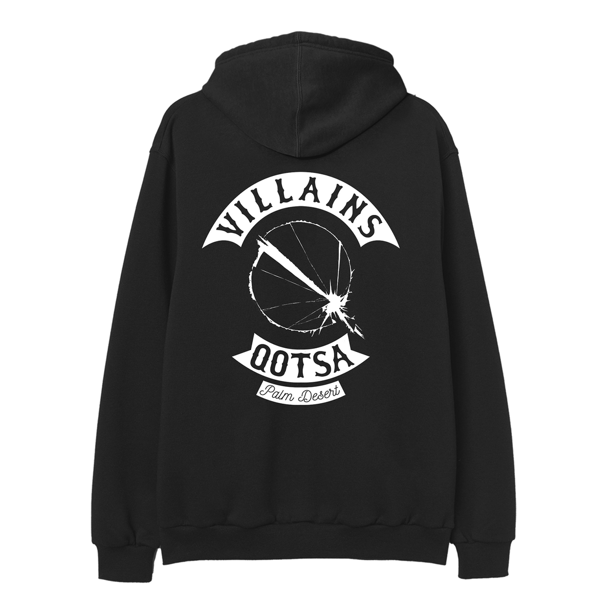 Snake Q Villains Zip-Up Hoodie - Black